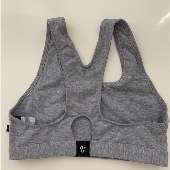 RUNNING BARE GREY CROP - Size 8 - Picture 2 of 3